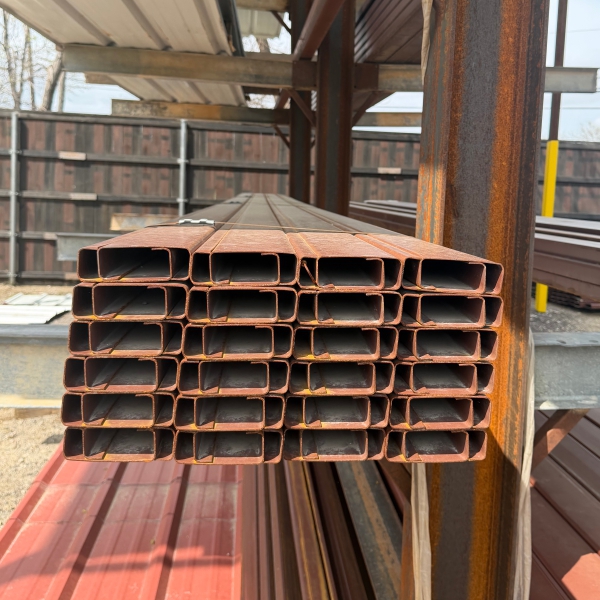 Steel C Purlins used for metal building roof and wall support systems